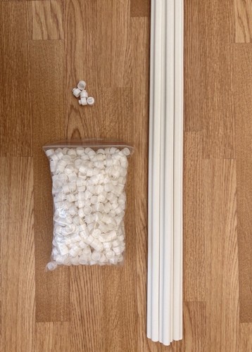 10x120cm length plastic perch - plastic,