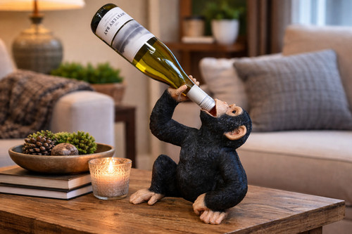 Cheeky monkey wine bottle - cheeky,