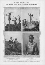 1907 Antique Print - AFRICA