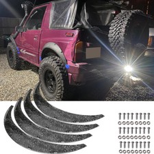 4Pcs 35" Fender Flare Wide Body Wheel Arches Mudguards For Suzuki Vitara Escudo