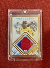 2025 Futera Incredible Football Rivaldo 23kt Gold Frame Match Worn Patch /5