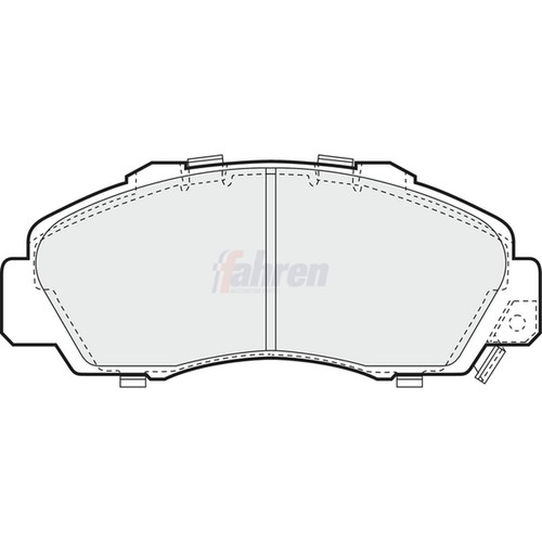 Brake pads set - brake, mg