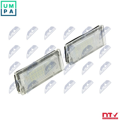 Licence plate light - plate, elp-bm-001