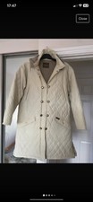 Aigle size 12-14 Cream Quilted