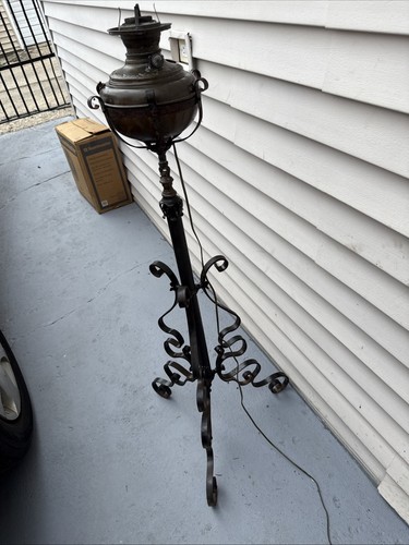 Antique wrought iron floor - wrought,