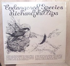 Richard Phillips Endangered Species LP - 1979 Push County - folk psych Ex/Ex