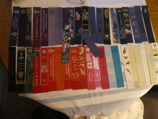 43 UNUSED Leather Bookmarks