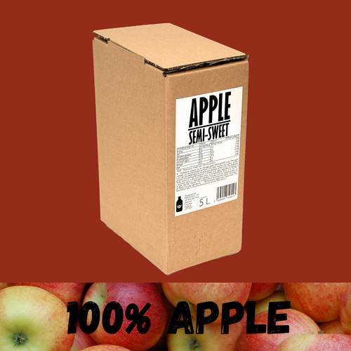 Semi sweet apple juice - semi-sweet,
