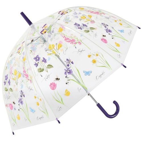 Floral clear dome - floral,