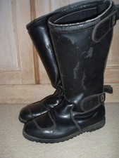 Vintage Frank Thomas motorcycle boots UK 9