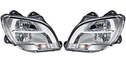 Hella headlights set - , left
