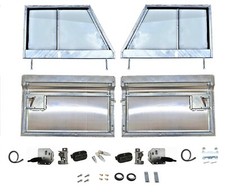 Galvanised Series Style Front Door Conversion Kit For Land Rover Defender 90 