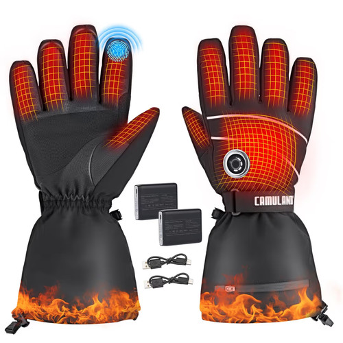 Heated gloves rechargeable - heated,
