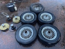 MG MGB 14” WIRE WHEELS WITH