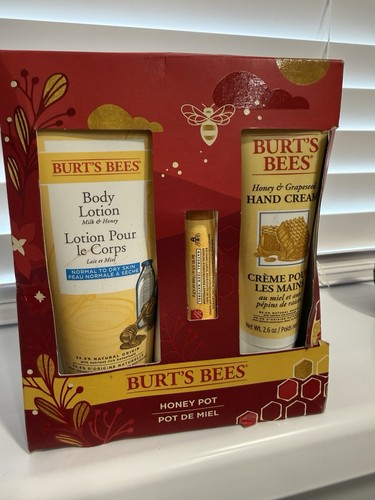 Burt bees honey gift set - gift,