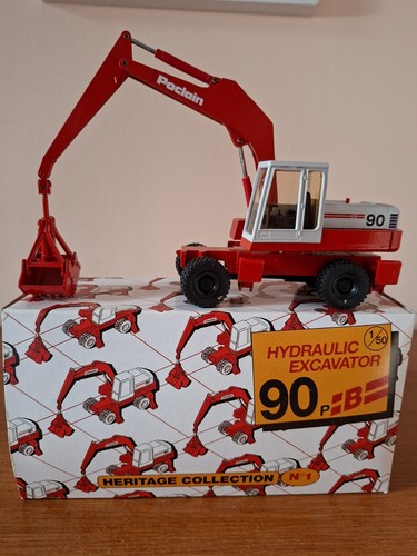 Poclain excavator 1 - poclain, b