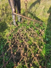  British Drag Chain Harrow 4ft X 5ft  3 Way Tines