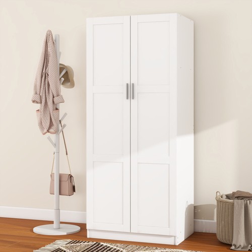 Panana white door wardrobe - 2,