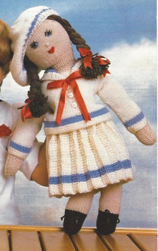 Toy doll knitting - doll, with