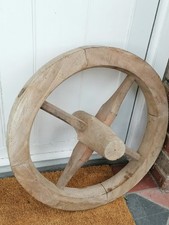Wheelwright made wooden wheel