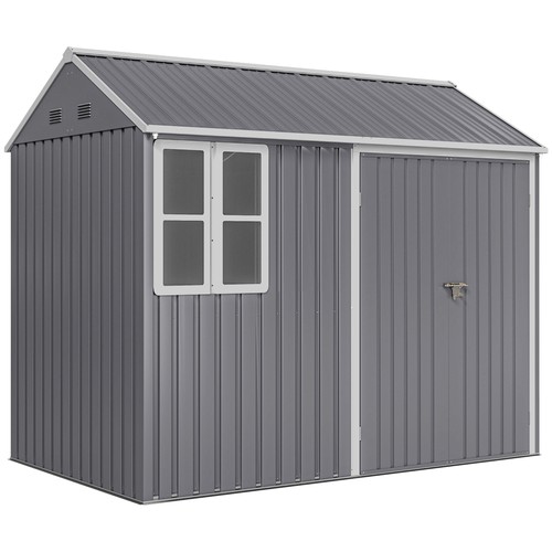 Outsunny 8x6ft metal garden - 8x6ft,