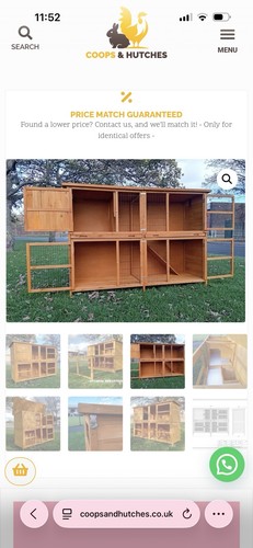 Extra large rabbit hutch - rabbit,