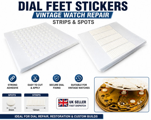 Watch dial feet stickers - watch,