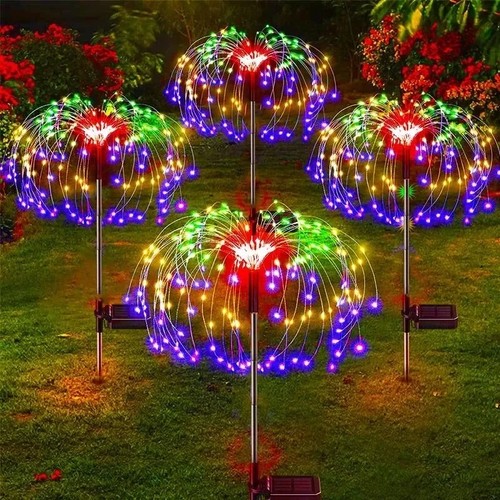 Led solar firework garden - led,