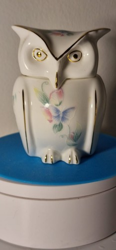 Aynsley england owl trinket - england,