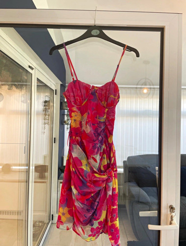 Bershka pink floral - bershka,