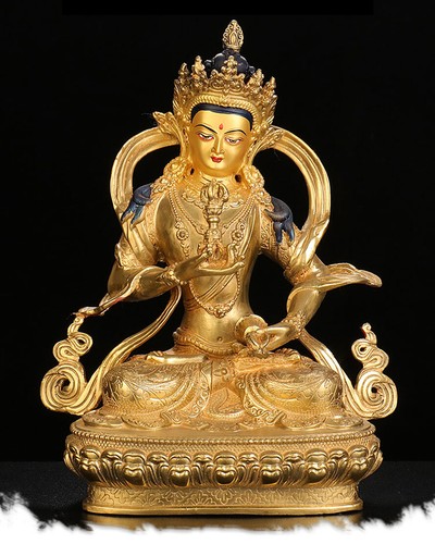 30cm buddhism old handpainted - buddhism,