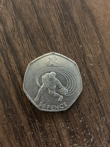 2011 50p goalball olympic - goalball, coin