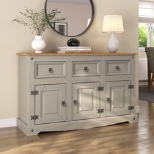 Corona Grey Sideboard 3 Door 3