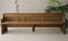Antique Pine Children's Church Pew Bench 200cm Wide x 63cm high