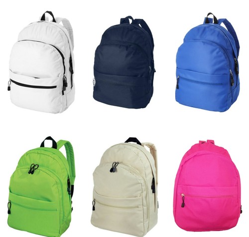 Rucksack backpack plain school - plain,