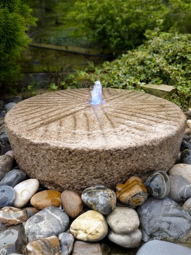 Old millstone rustic granite - old,