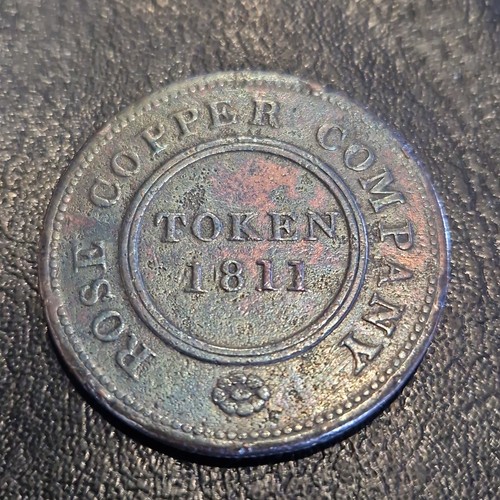 1811 conder token penny rose - 1811,