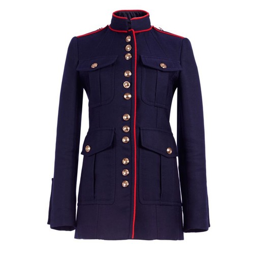 Womens wool military officer - wool,
