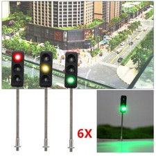 6PCS HO / OO Traffic Signal