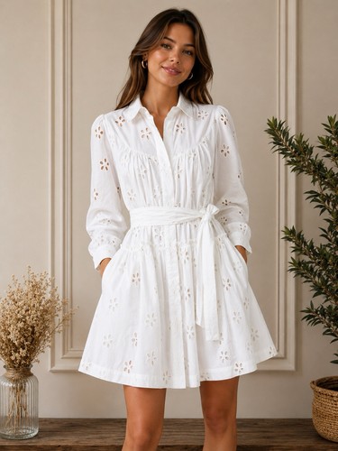 Karen millen white cotton - karen,