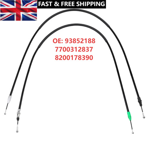 Rear handbrake cable set - handbrake,