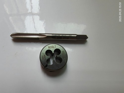 1set m5x0 70mm die and - 1set, m5x0.70mm