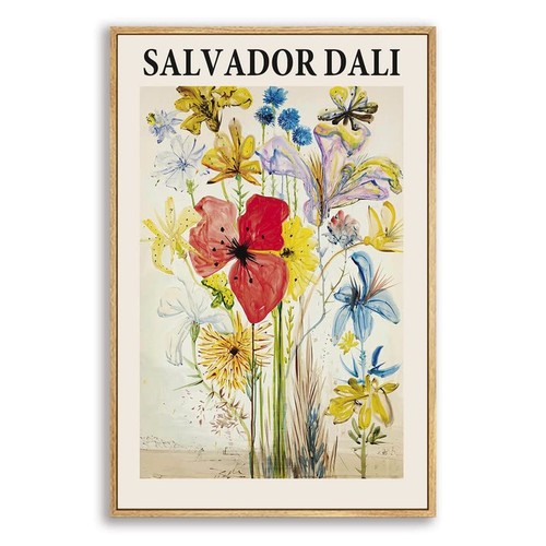 Salvador dali fleurs ete - salvador, dali,fleurs