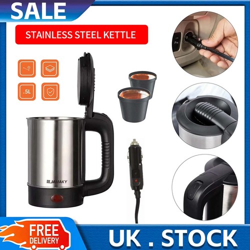 Portable 500ml travel kettle - 500ml,