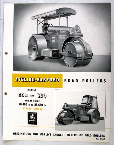 Aveling barford road - road, rollers
