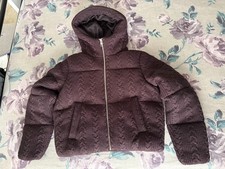 Zara Brown Cable Kit Puffer