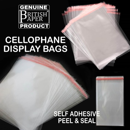 Clear cellophane bags - bags, self