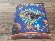 Vintage Sega Powerline Phone Gaming Line Mega Drive Print Ad Advertisement N2
