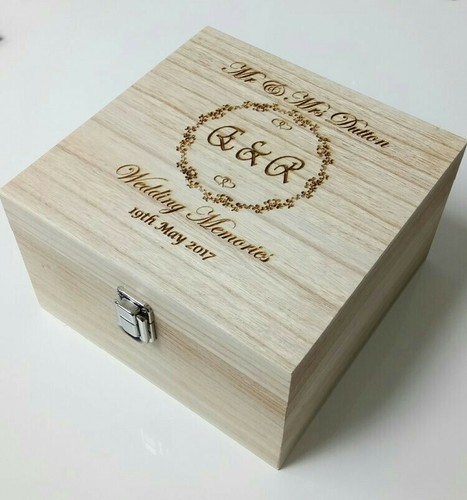 Personalised engraved wedding