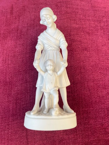 Parian ware vintage figurine - parian,